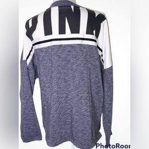PINK VICTORIAS SECRET LOGO SWEATSHIRT L